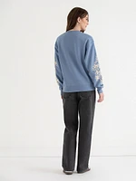 Classic Fit Cotton Crewneck Sweatshirt