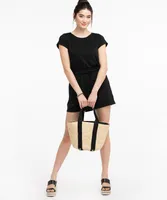 Straw Picnic Bag