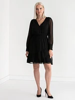 Nova Chiffon Smocked Mini Dress