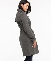 Wool Blend Trench Coat
