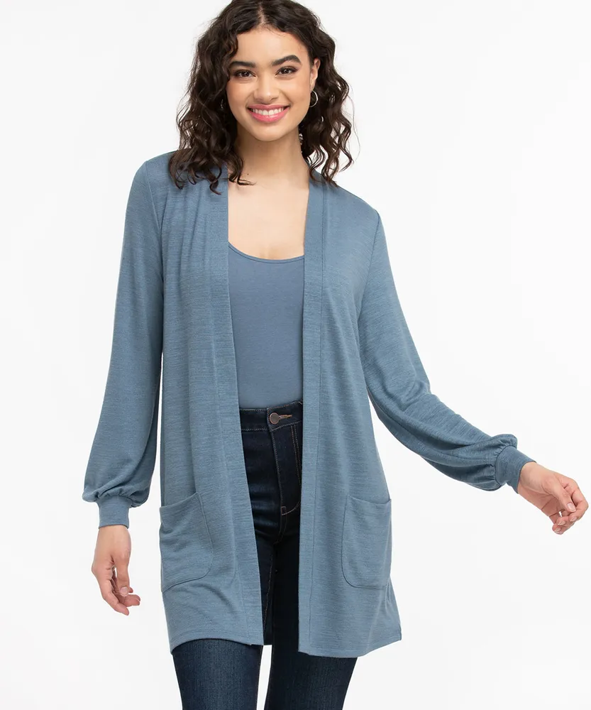 Lantern Sleeve Tunic Cardi
