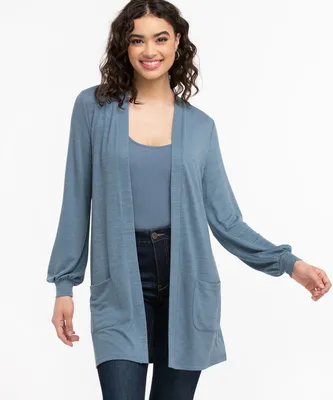 Lantern Sleeve Tunic Cardi
