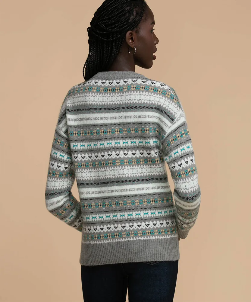 Fair Isle Pullover Sweater