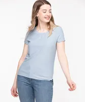 Swiss Dot Short Sleeve Top