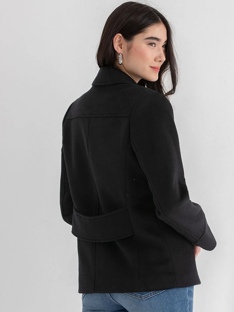 Taylor Double Breasted Peacoat