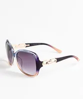 Gold Chain Link Sunglasses