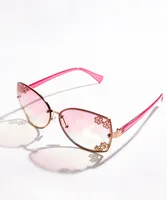 Oversized Flower Frame Sunglasses