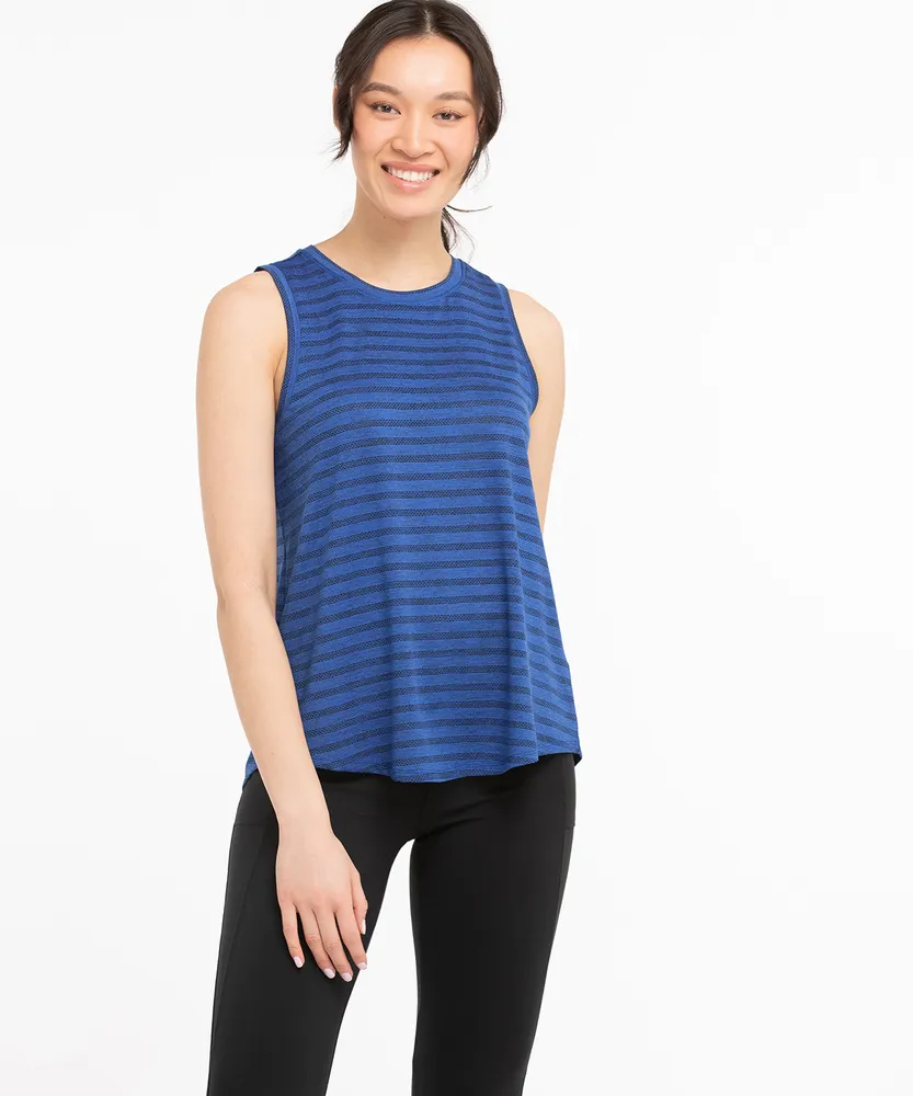 Sleeveless Split Back Top
