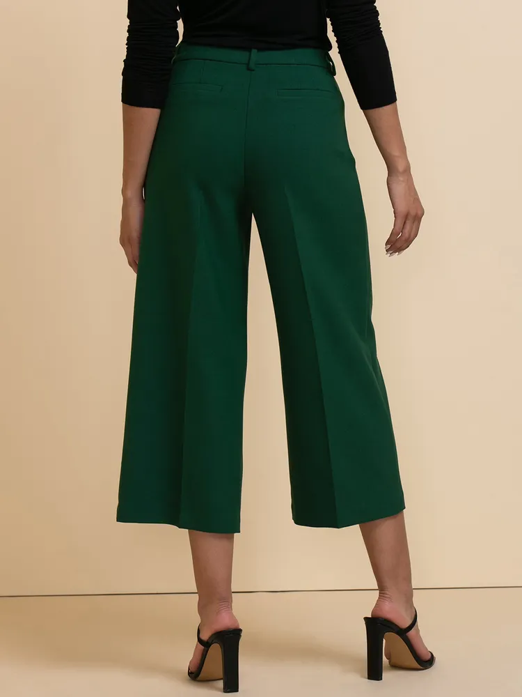 Maxwell Wide-Crop Pant Premium Gabardine