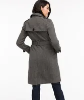 Wool Blend Trench Coat
