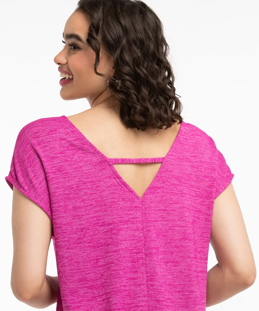 Eco-Friendly Double-V Hacci Tee