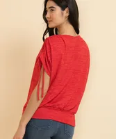 Top with Drawstring Shoulders