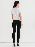 Alfie Pull-On Slim Pant Microtwill