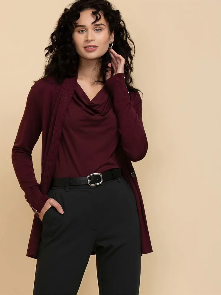 Sleeveless Cowl Neck Top