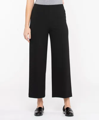 Scuba Crepe Wide Leg Crop