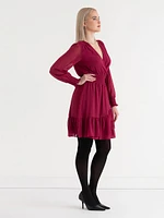 Nova Chiffon Smocked Mini Dress