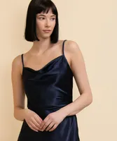 Tash & Sophie Satin Cowl Blouse