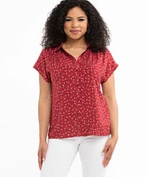 Extended Sleeve Collared Shirt