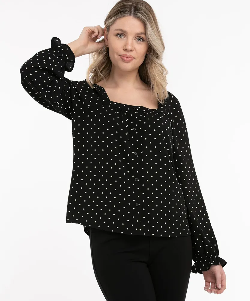 Eco-Friendly Square Neck Blouse