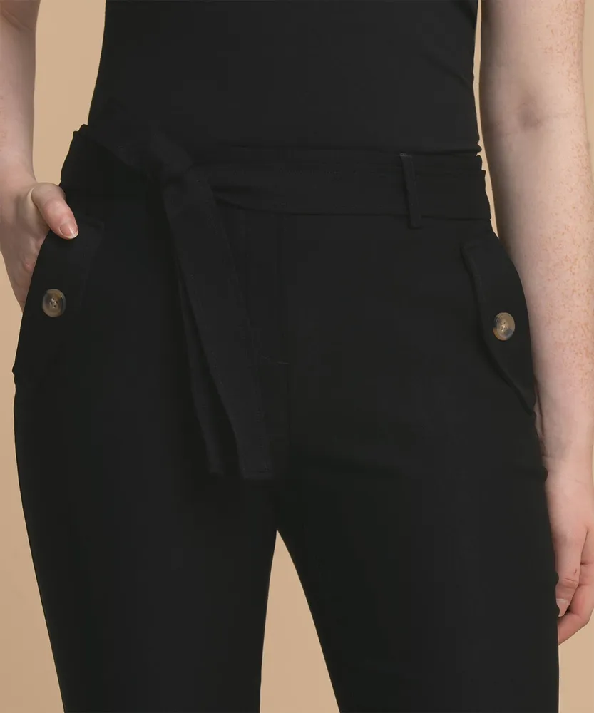 Jules & Leopold Slim Leg Cropped Pull-On Pant