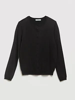 Crew Neck Cardigan