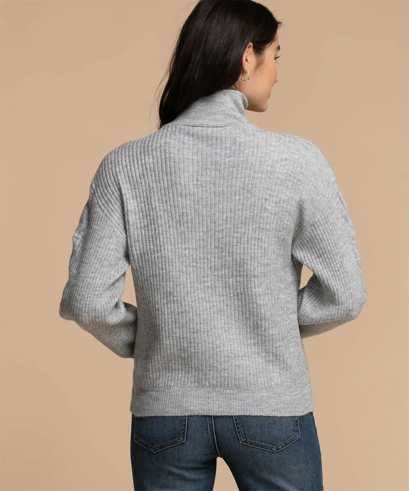 GUILTY HALF ZIP SWEATER