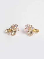 Assorted Shape Glass Stone Earrings