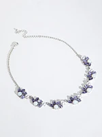 Chunky Pearl and Crystal Statement Necklace