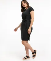 Eco-Friendly Relaxed Side Slit Dress