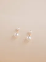 Bold Pearl Drop Earrings