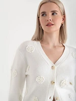 Rosette Cardigan