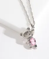 Teddy Bear Pendant Necklace