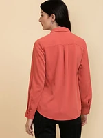 Nicole Long Sleeve Collared Shirt