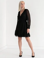 Nova Chiffon Smocked Mini Dress
