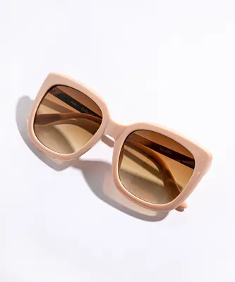 Peach Square Sunglasses