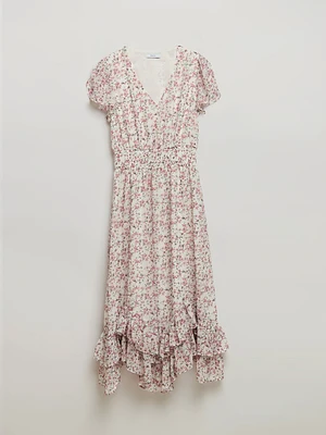 Chiffon Ruffle Dress
