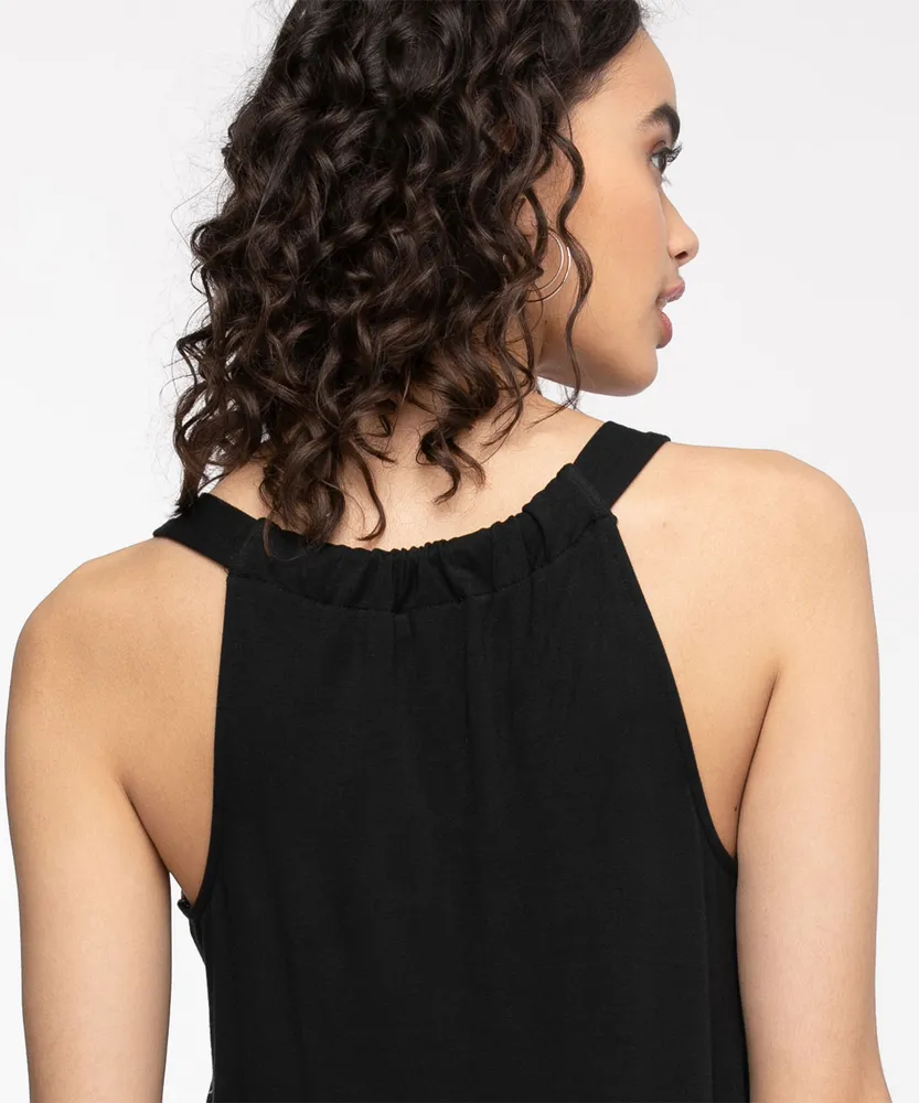 Sleeveless Challis Tank Top