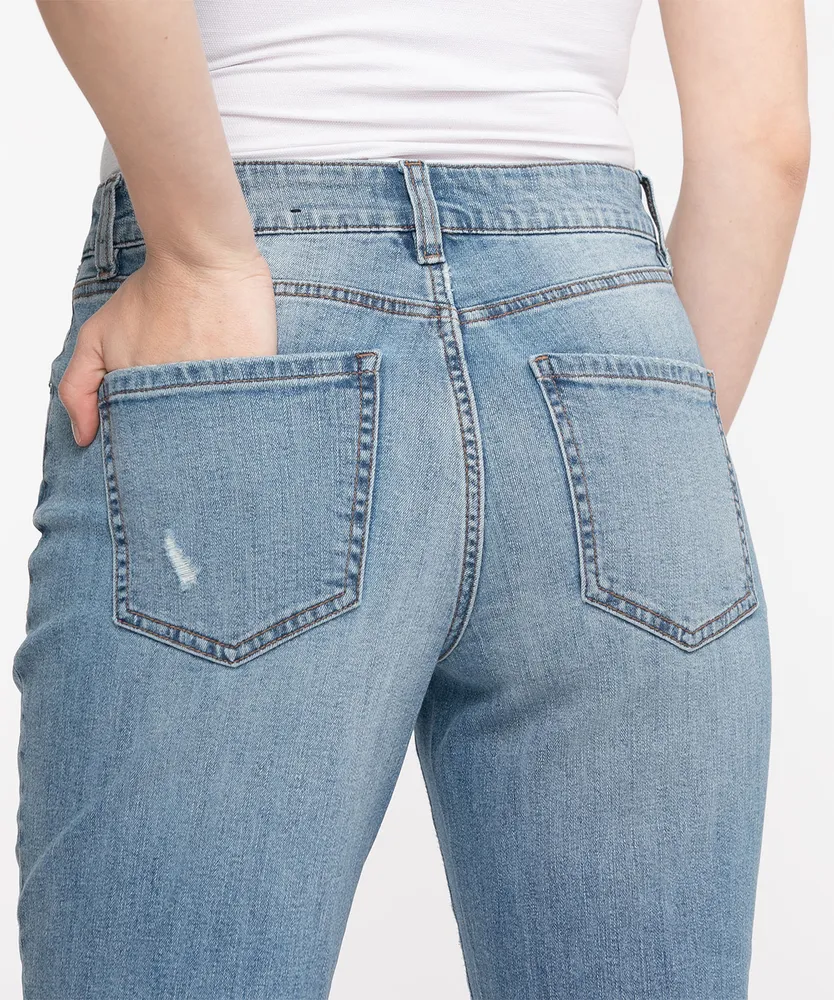 Mid Wash Boyfriend Jean