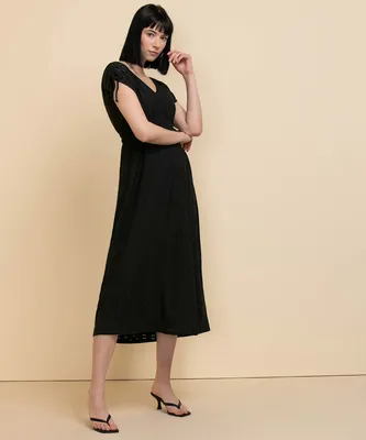 Tash + Sophie Dress with Tie Shoulders