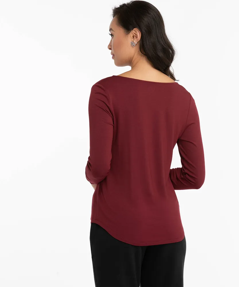 Long Sleeve V-Neck Tee