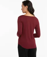 Long Sleeve V-Neck Tee