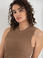 Chunky Tank Top Sweater
