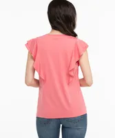 Flutter Sleeve Top