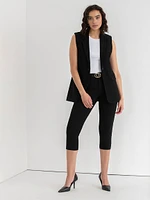 Long Vest Luxe Ponte