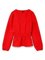 Adina Peplum Top