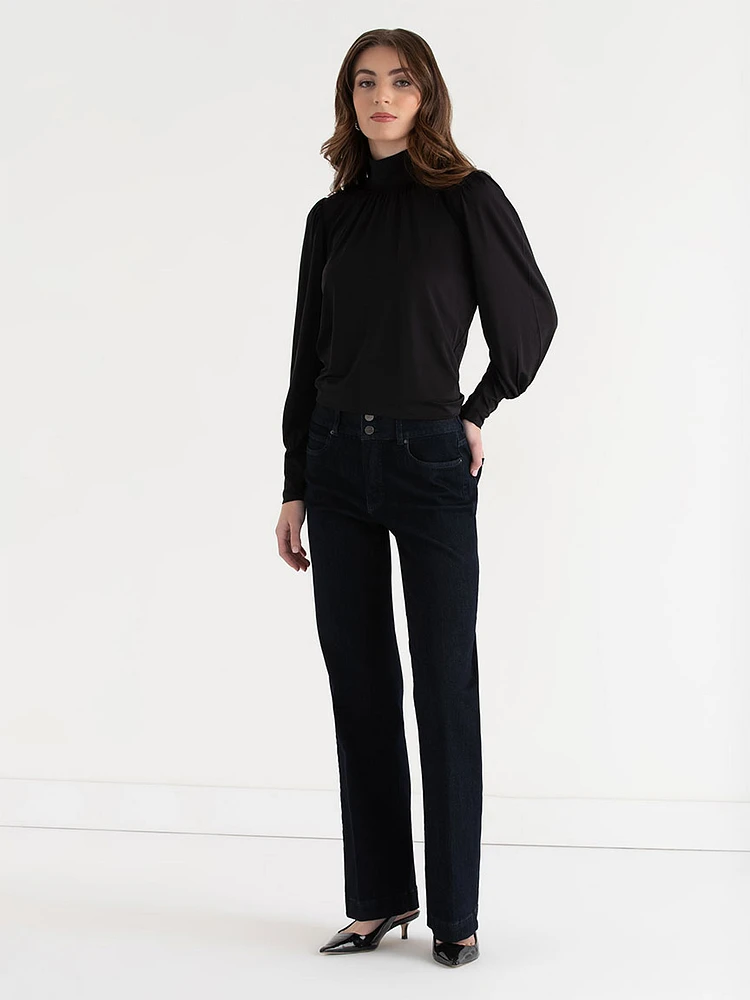 Mock Neck Top