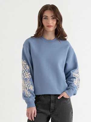 Classic Fit Cotton Crewneck Sweatshirt