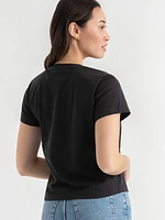 Boxy Crew Neck Tee