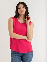 Carrie 2-Layer Cap Sleeve Blouse