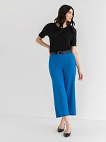 Weslee Wide-Crop Pant Iconic Crepe